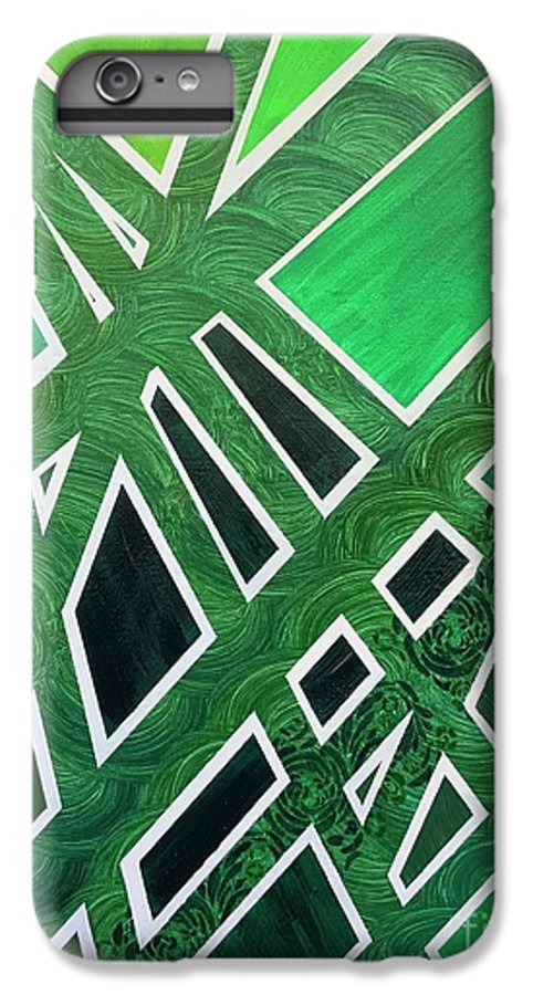 Geometric Green - Phone Case