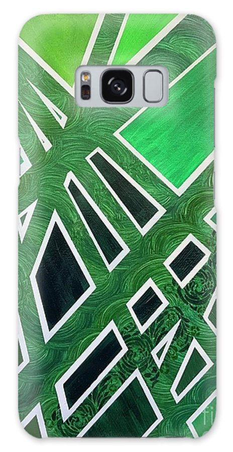 Geometric Green - Phone Case