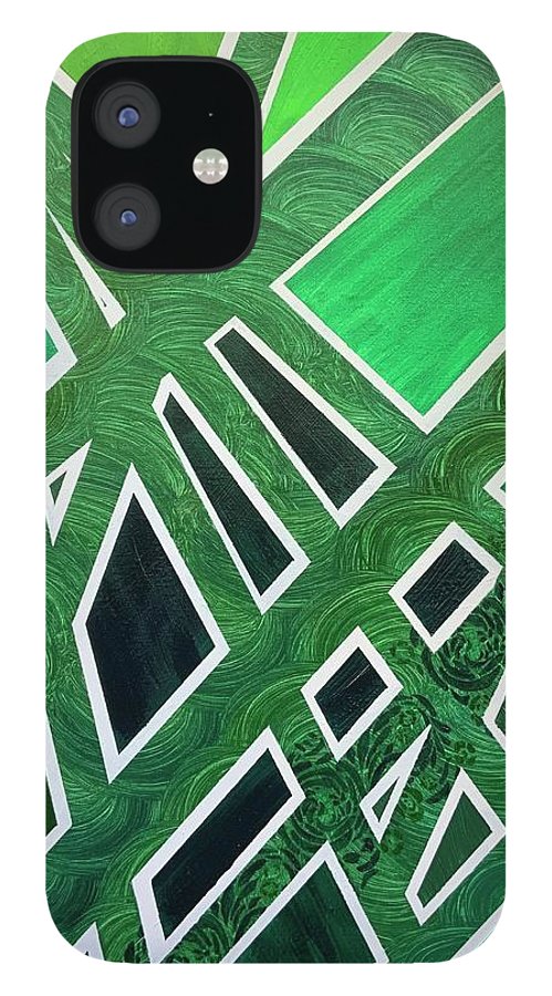 Geometric Green - Phone Case