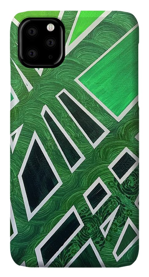 Geometric Green - Phone Case