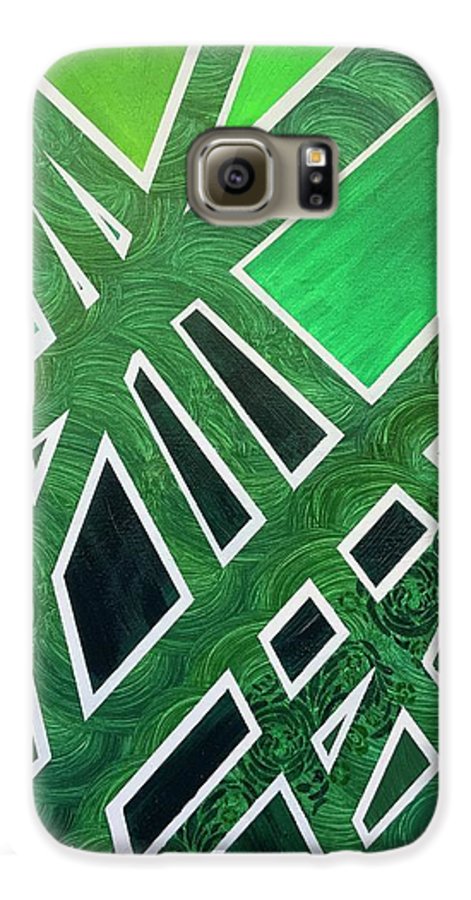 Geometric Green - Phone Case