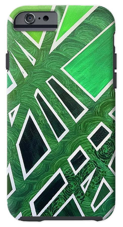 Geometric Green - Phone Case