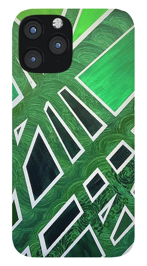 Geometric Green - Phone Case