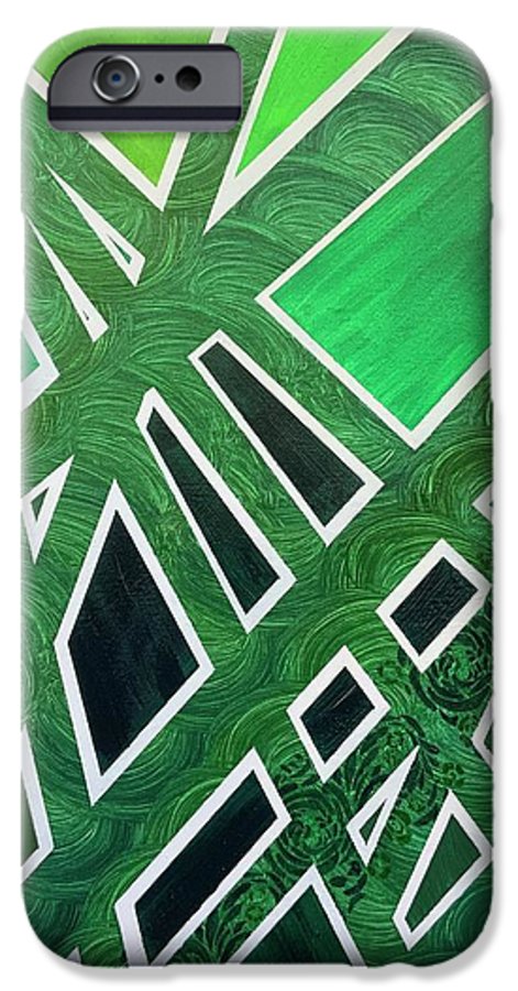 Geometric Green - Phone Case