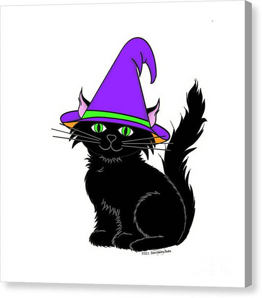 Halloween Kitten - Canvas Print