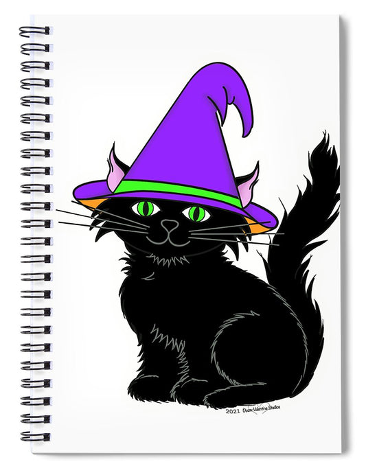 Halloween Kitten - Spiral Notebook