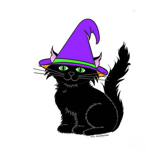 Halloween Kitten - Art Print