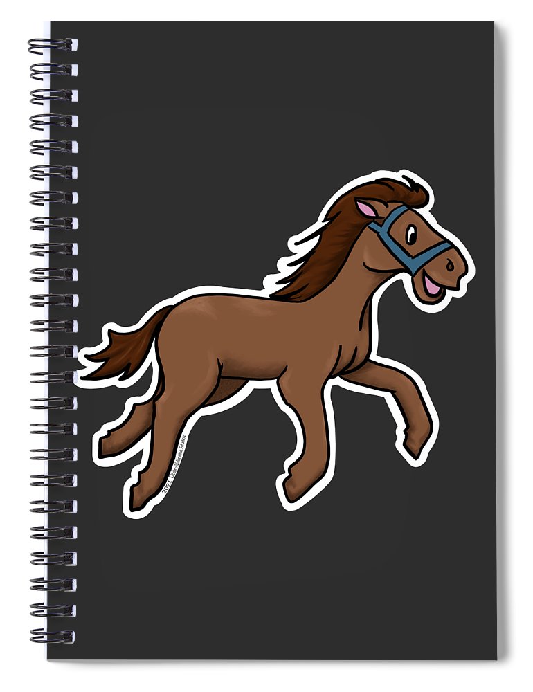 Happy Harry Horsey - Spiral Notebook