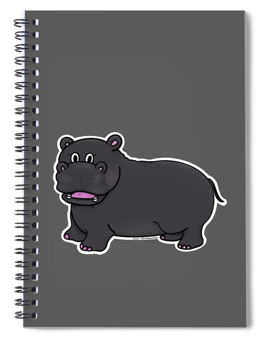 Harriet Hippo - Spiral Notebook