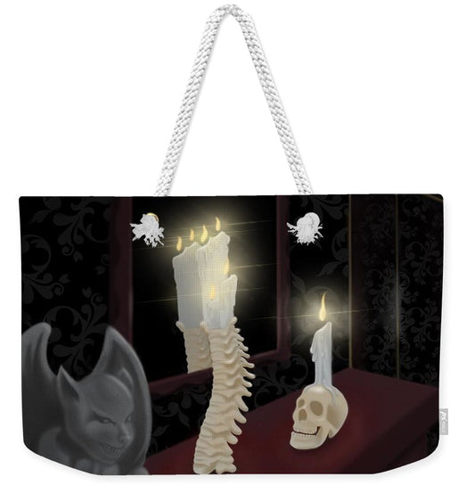 Haunted Candle Light - Weekender Tote Bag
