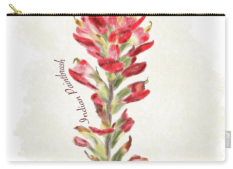 Indian Paintbrush - Zip Pouch