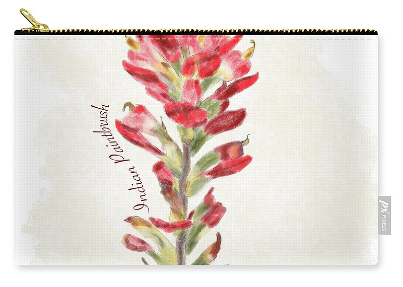 Indian Paintbrush - Zip Pouch