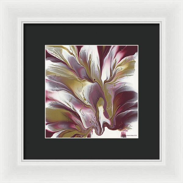 Maroon and Gold - Framed Print