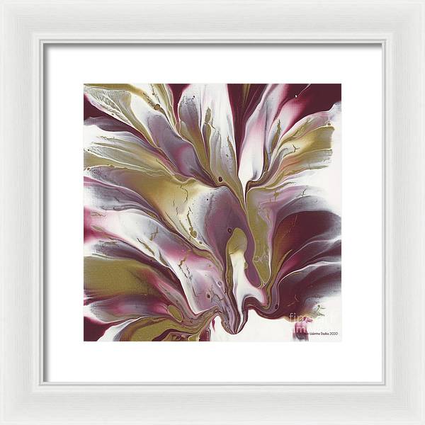 Maroon and Gold - Framed Print