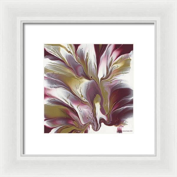 Maroon and Gold - Framed Print