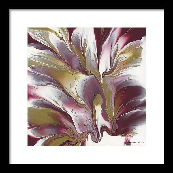 Maroon and Gold - Framed Print