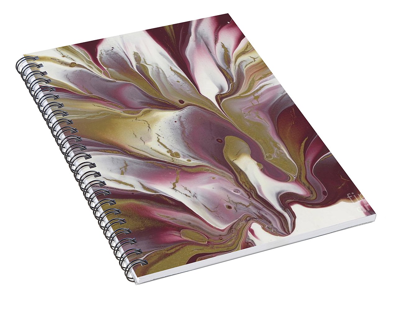 Maroon and Gold - Spiral Notebook