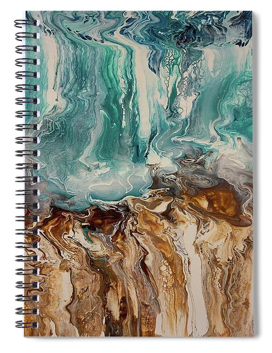 On the Beach - Spiral Notebook