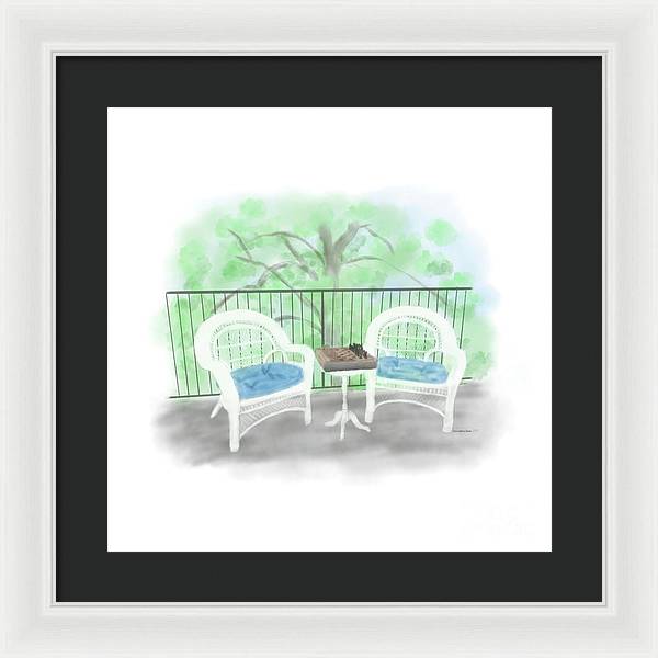 Patio Haven - Framed Print