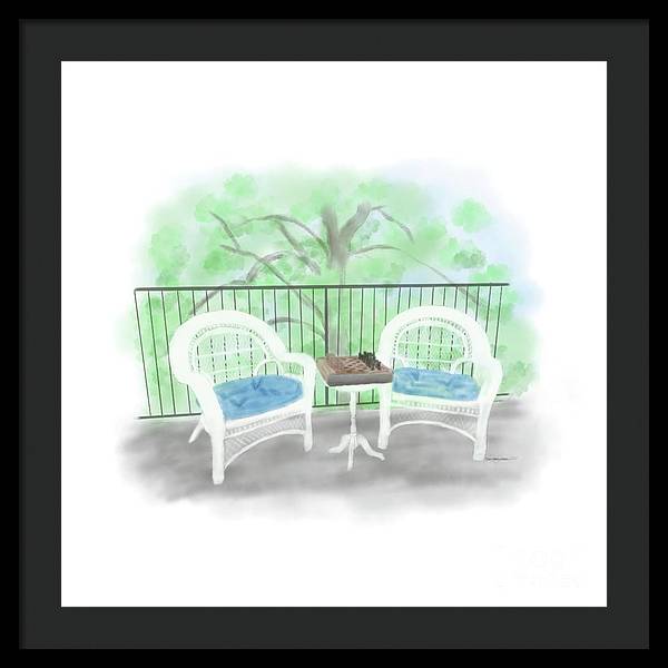 Patio Haven - Framed Print