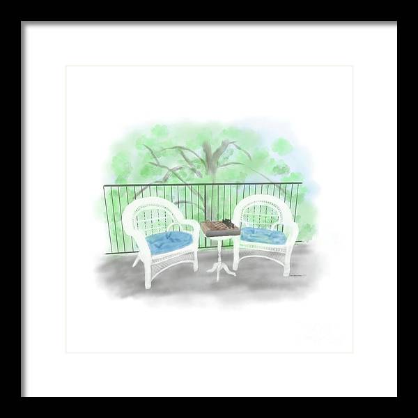 Patio Haven - Framed Print