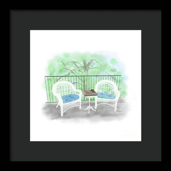 Patio Haven - Framed Print