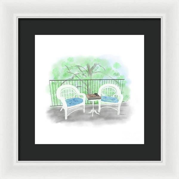 Patio Haven - Framed Print