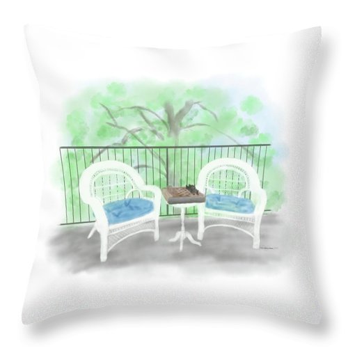 Patio Haven - Throw Pillow