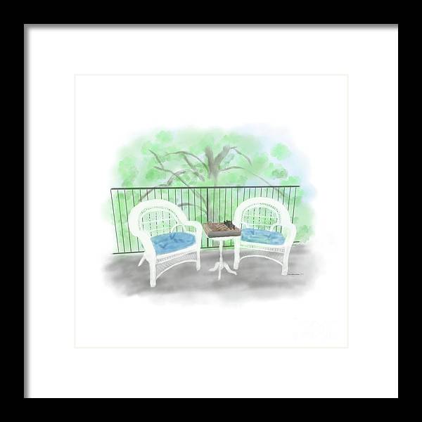 Patio Haven - Framed Print