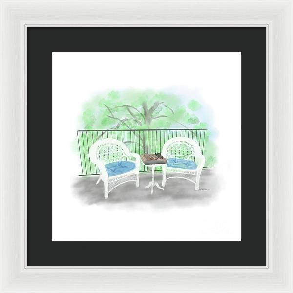 Patio Haven - Framed Print