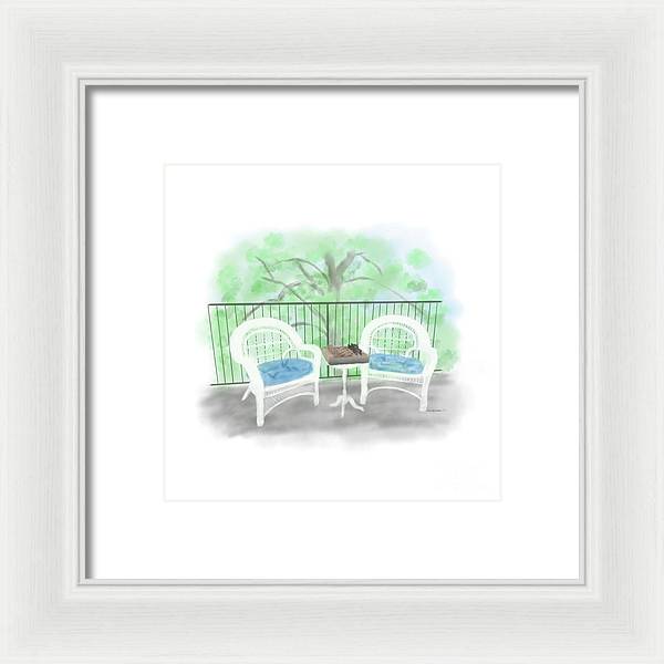 Patio Haven - Framed Print