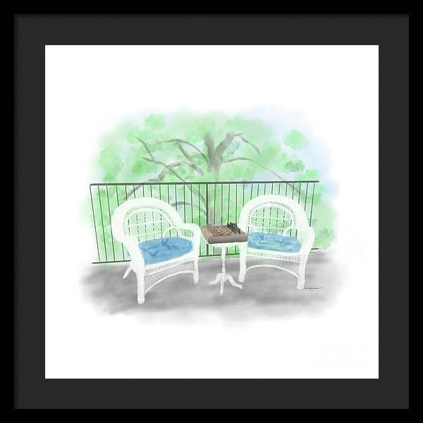 Patio Haven - Framed Print