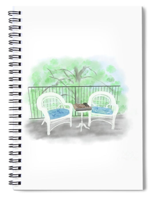 Patio Haven - Spiral Notebook