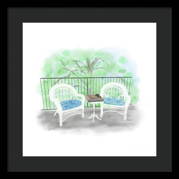 Patio Haven - Framed Print