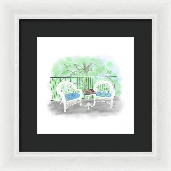 Patio Haven - Framed Print