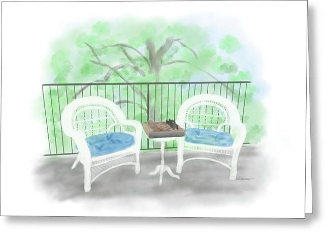 Patio Haven - Greeting Card