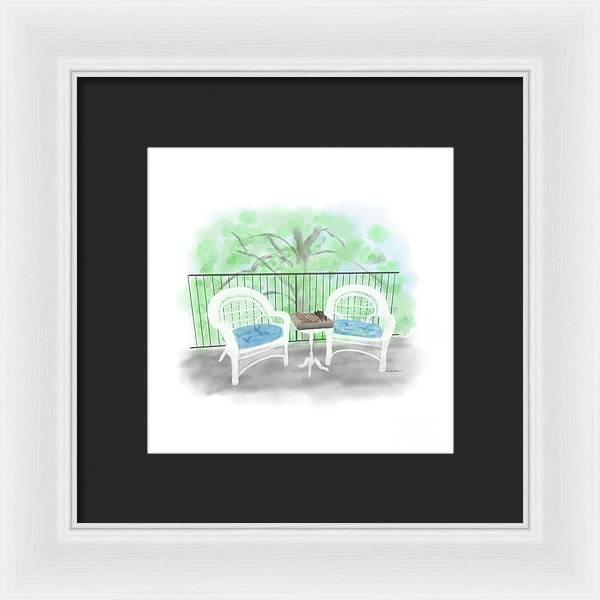 Patio Haven - Framed Print