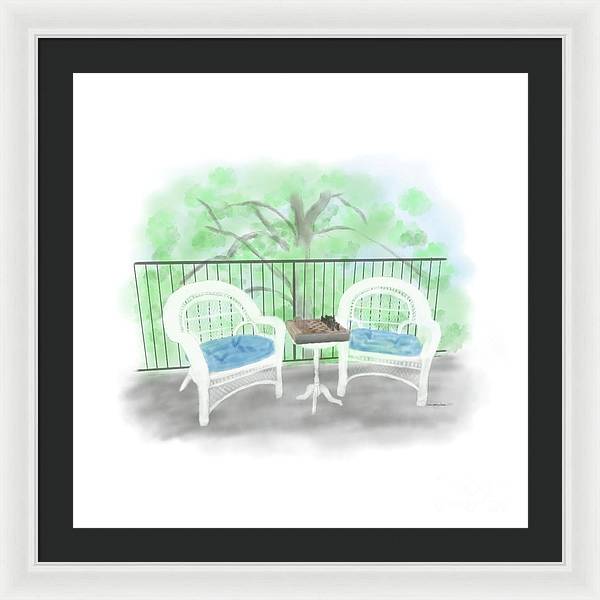 Patio Haven - Framed Print