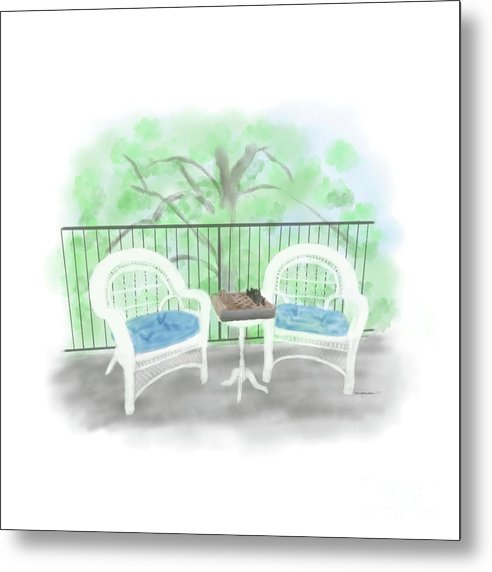 Patio Haven - Metal Print