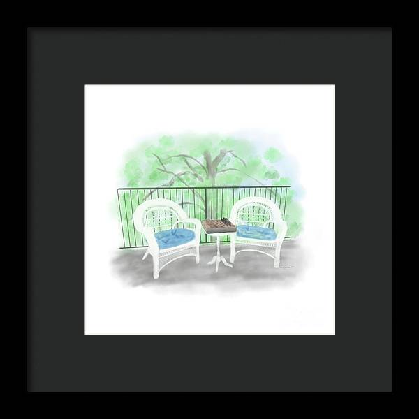 Patio Haven - Framed Print