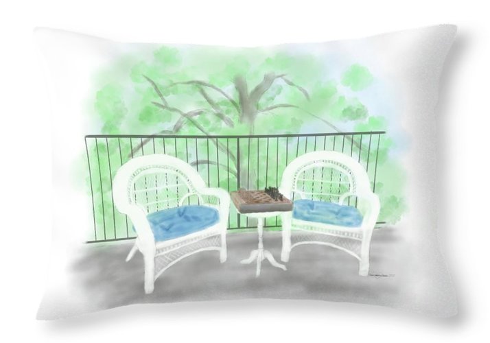 Patio Haven - Throw Pillow