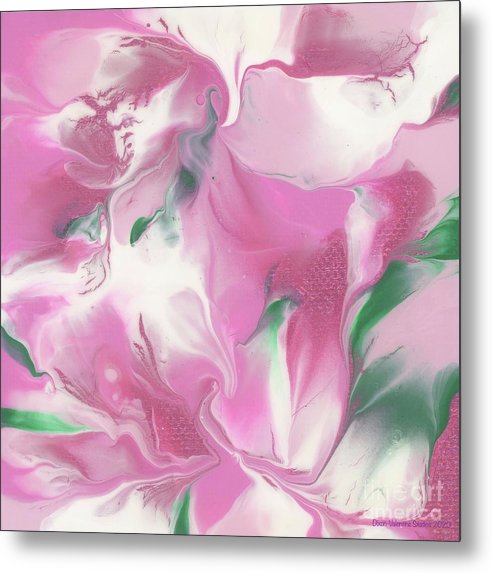 Pink Azaleas - Metal Print