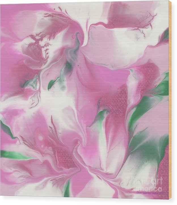 Pink Azaleas - Wood Print