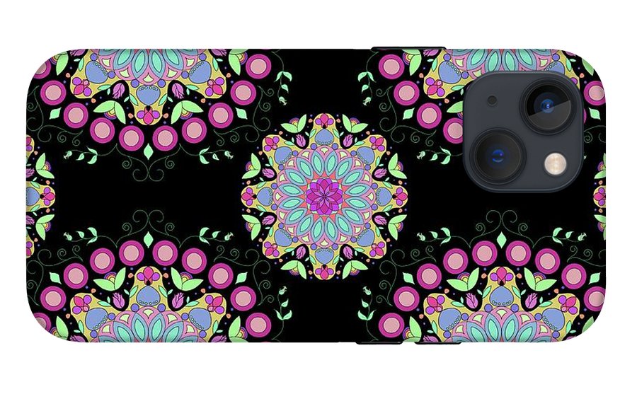 Pink Rose Mandala - Phone Case