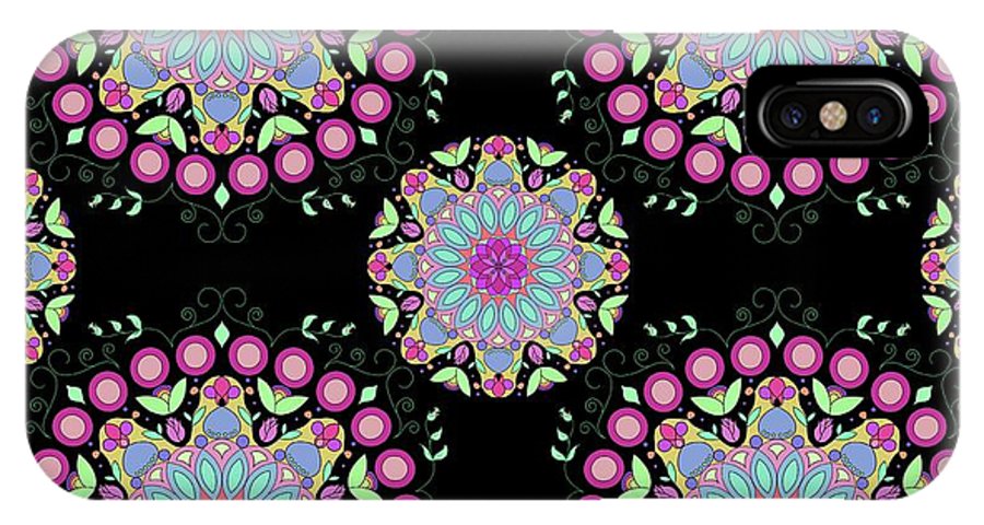 Pink Rose Mandala - Phone Case