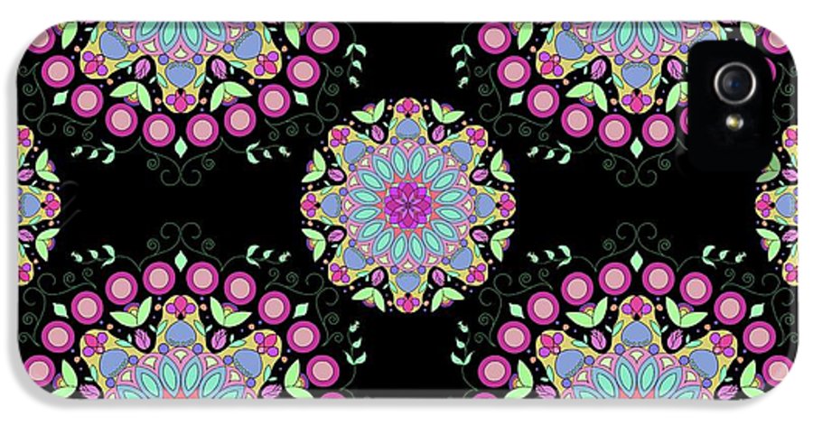 Pink Rose Mandala - Phone Case