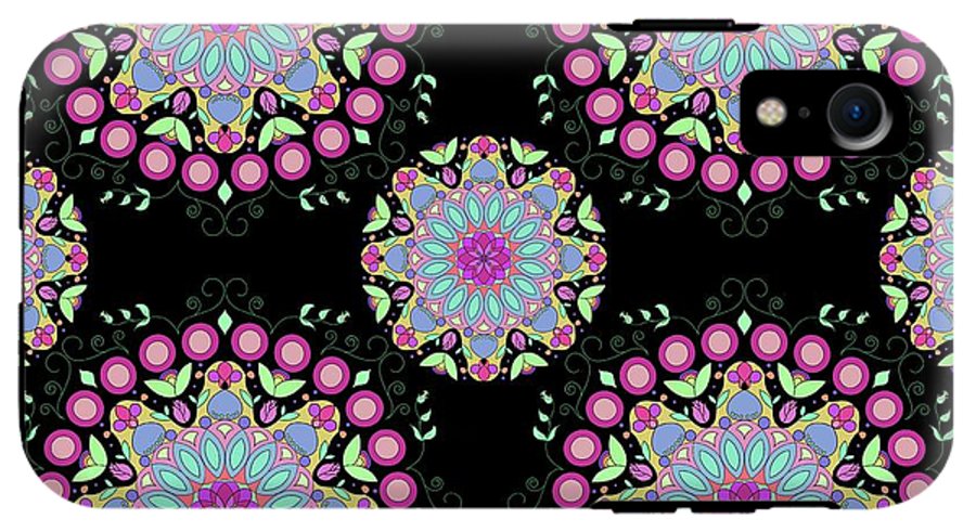 Pink Rose Mandala - Phone Case