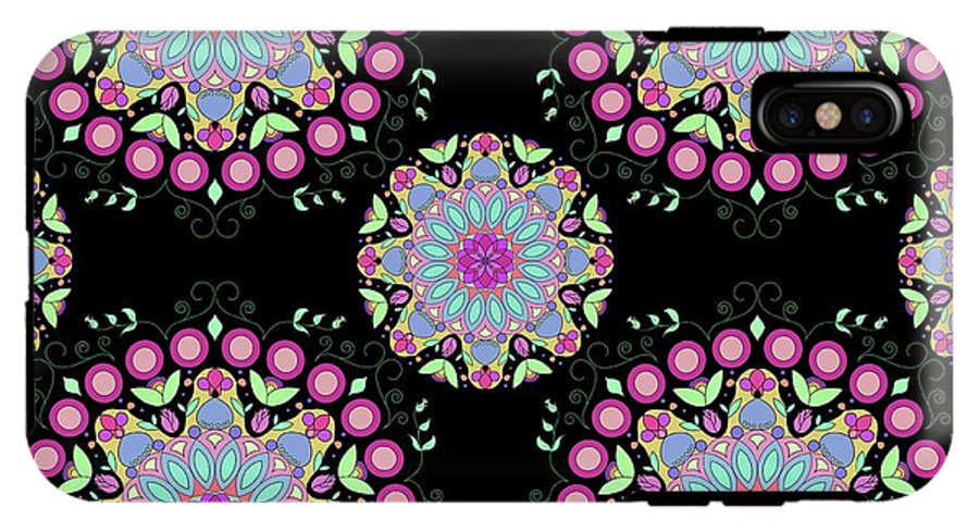 Pink Rose Mandala - Phone Case