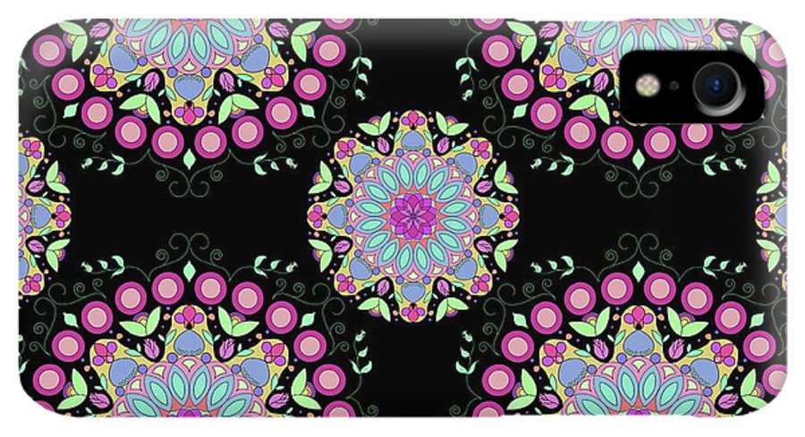 Pink Rose Mandala - Phone Case