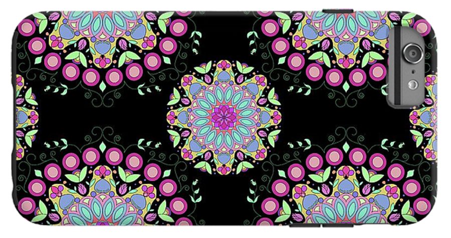 Pink Rose Mandala - Phone Case